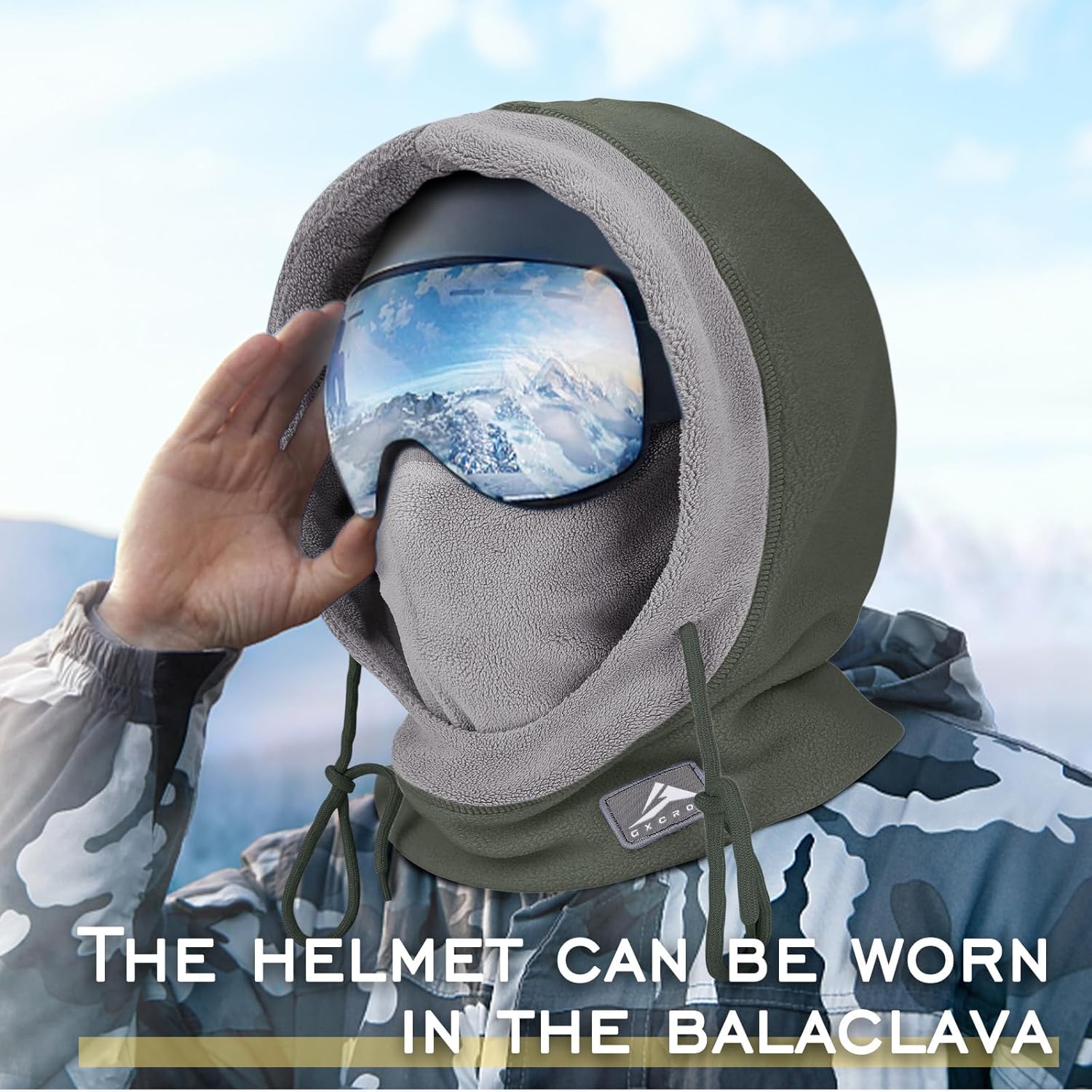 Balaclava Face Mask Windproof Fleece Ski Mask for Men and Women Winter Neck and Face Warmer - Image 3