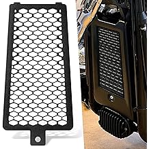MoKitDora Radiator Guard Grille Oil Cooler Cover for Harley 2018-later Softail Street Bob Low Rider Fat Bob Boy, Black