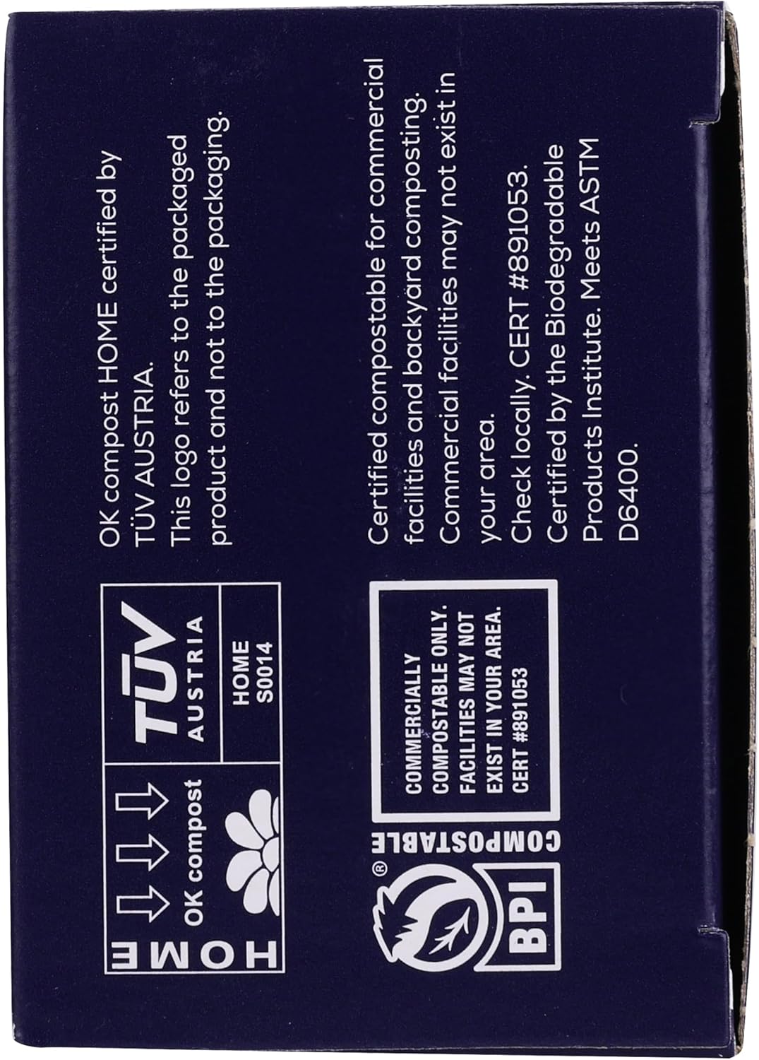 BioBag USA, 13 Gallon Compostable Kitchen Trash Bags, 144 Count, 100% Certified, Compatible with Backyard Composting, Keep Trash Clean and Free of Debris