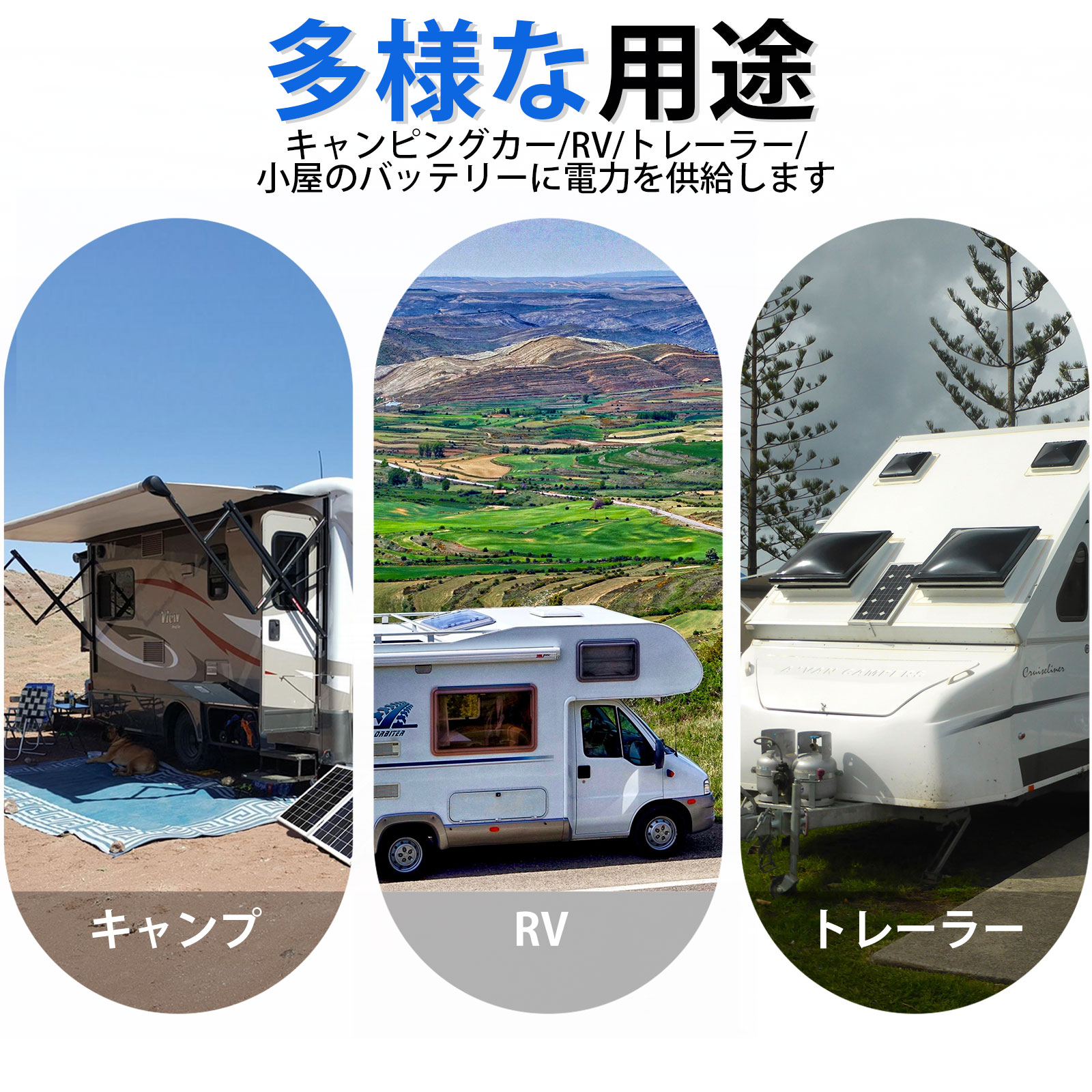 Amazon | 【Amazon限定ブランド】ECO-WORTHY N型 両面受光型の