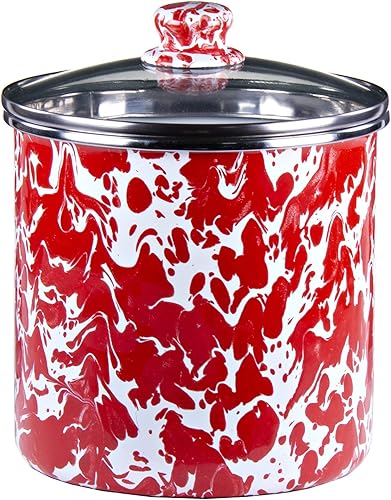 Miniatura 2 de Golden Rabbit Esmalte - Patrón de remolino rojo - Bote