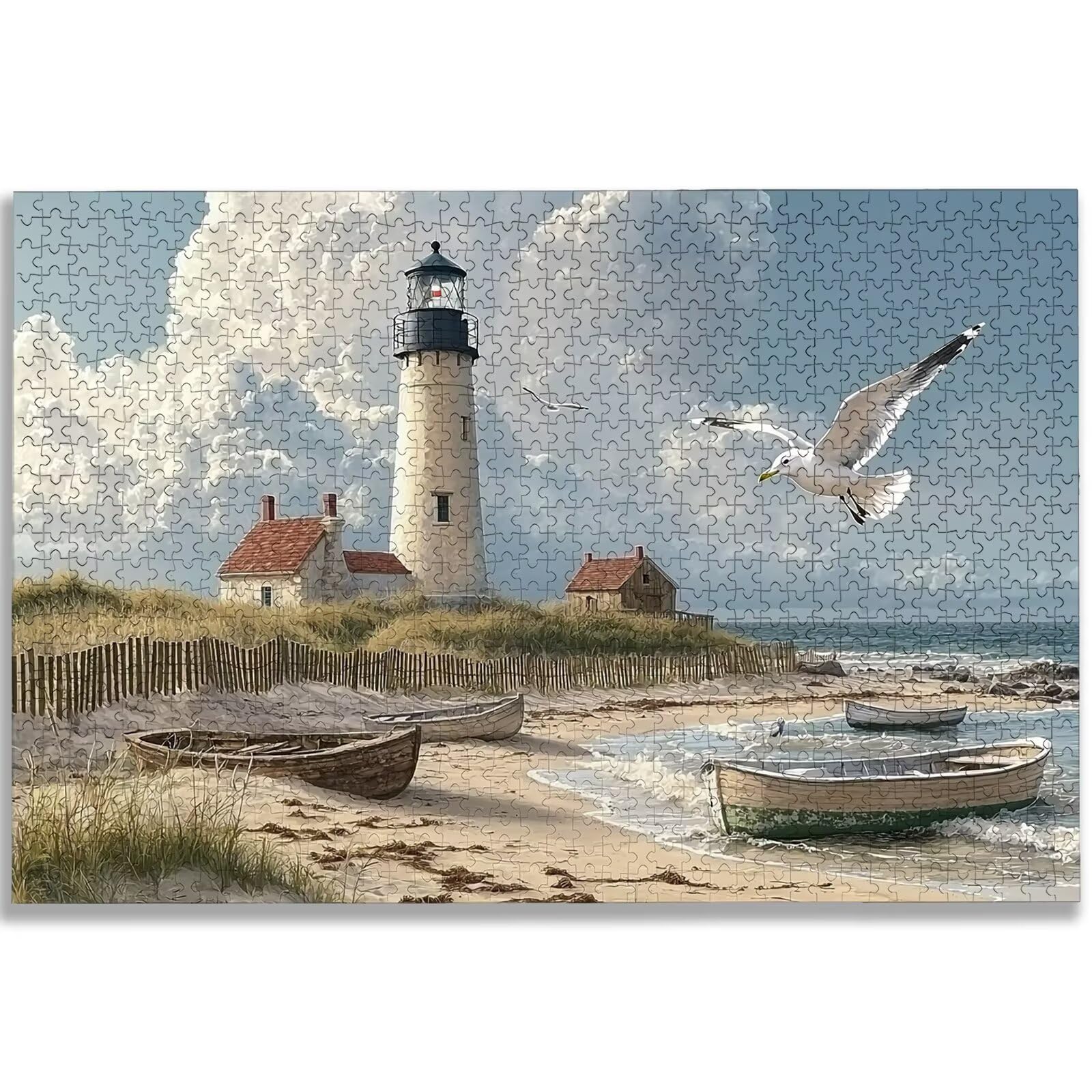 Puzzle 4000 elementów, 4000 elementów, drewniane puzzle dla dorosłych, z wykwintnym pudełkiem do pakowania, klasyczne puzzle dla całej rodziny, duże puzzle na prezenty, -3103