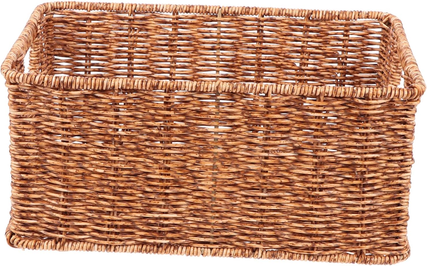 Cabilock clothes storage basket Sundries storage basket bread storage basket wicker baskets bins willow basket picnic tray woven storage bins Closet Basket household clothes basket Rattan