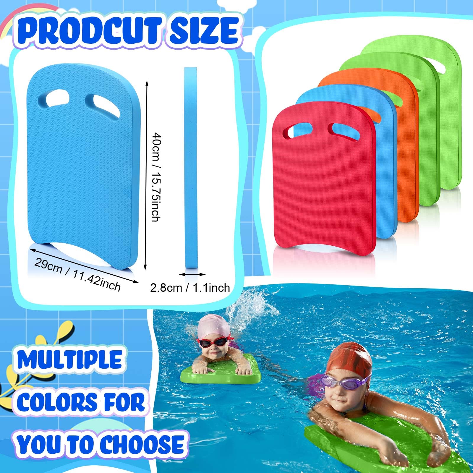 Planche Flottante De Natation EVA – Pour Enfants Et Adultes, Forme U/A, Améliorer La Flottabilité – Aide Pour Débutants