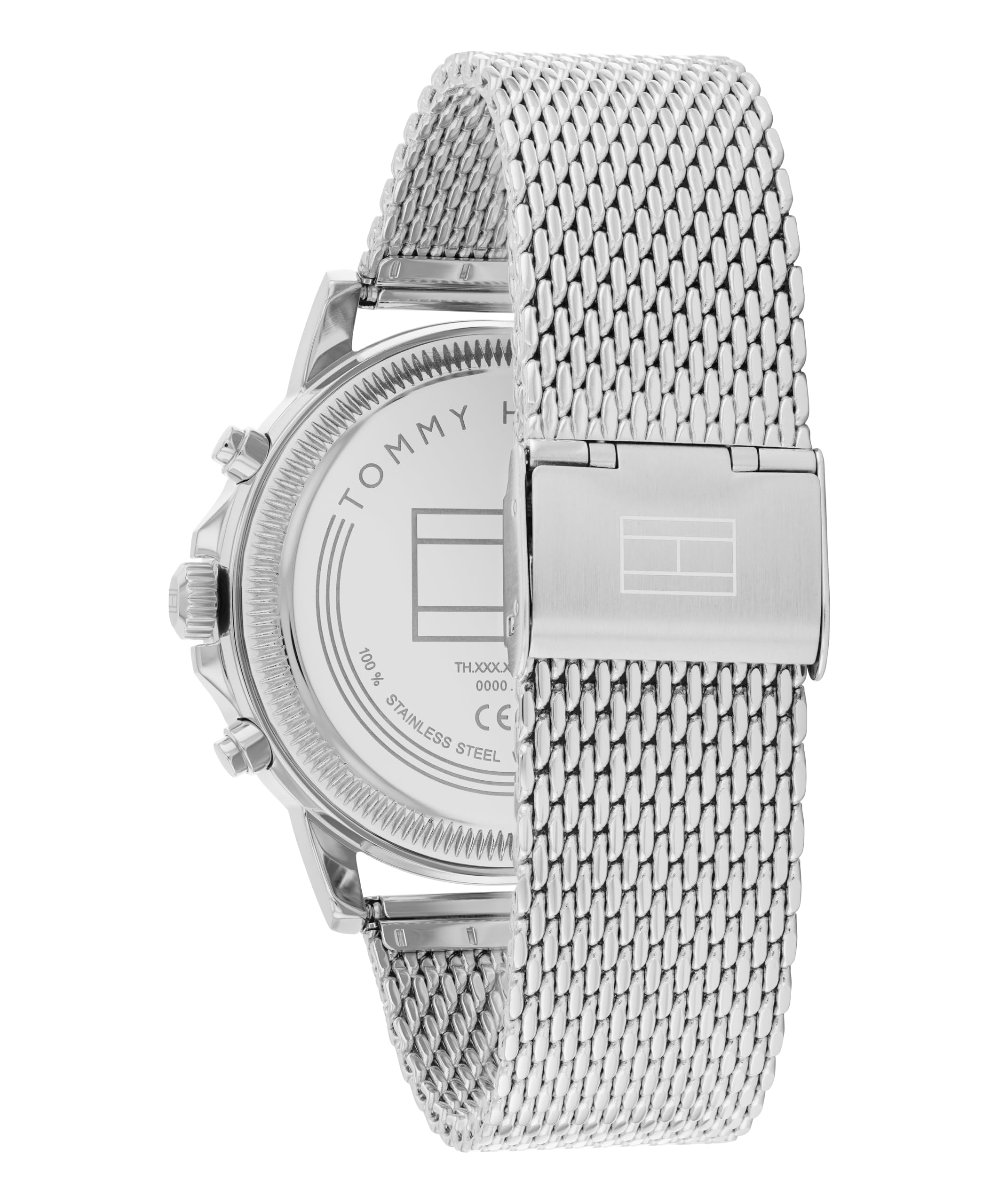 Tommy Hilfiger Orologio Analogico Multifunzione al Quarzo da Uomo con Quadrante Scheletrato e Cinturino in Acciaio Inossidabile o Pelle