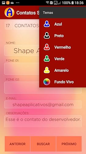 Agenda Telefônica Shappe DEMO