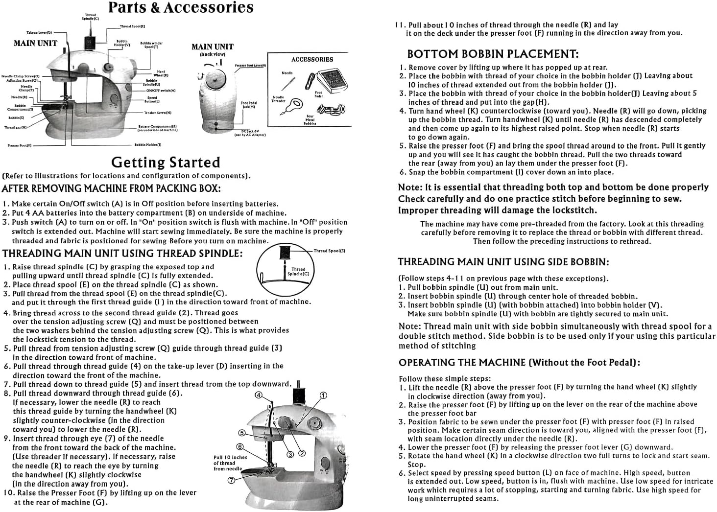 Mini Sewing Machine,Portable Sewing Machine - Image 7
