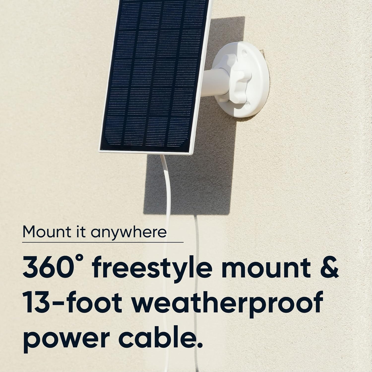 Wyze Solar Panel - Compatible with Wyze Cam Outdoor, Continuous Power with 2.5W 5V Charging : Everything Else