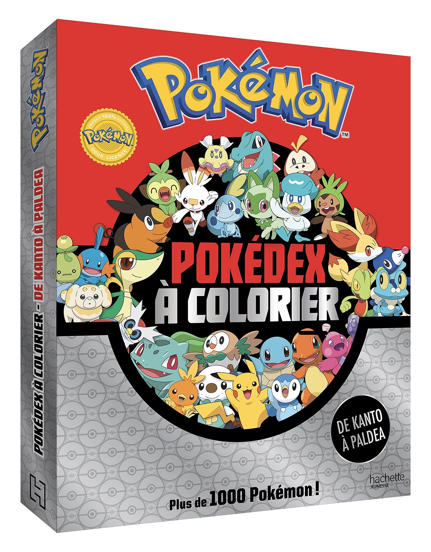Pokémon - Pokedex à colorier de Kanto à Paldea: Livre de coloriages