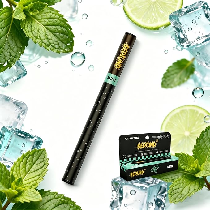 Botanical Fragrance Stick Set: Plant-Based Scent with Mullein and Mint