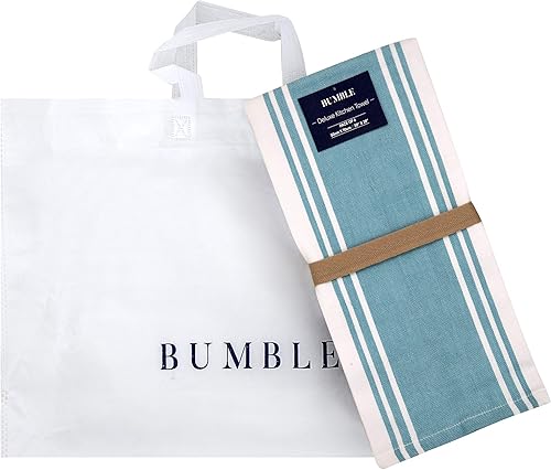 Miniatura 72 de Trapos o paños de cocina grandes prémium, de mano, tela de toalla y plana de algodón, juego altamente absorbente, con lazo para colgar, gris