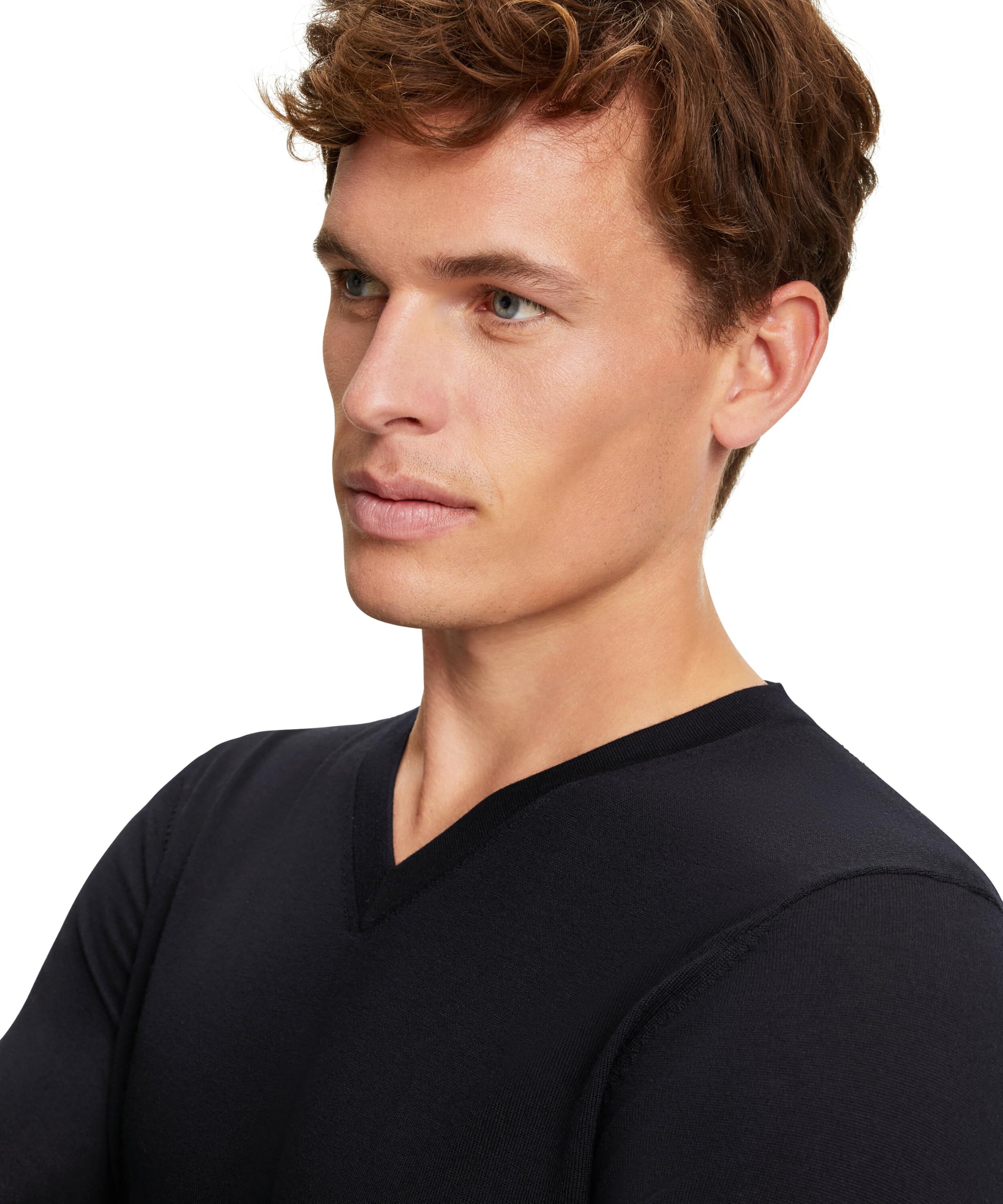 FALKE Men's Basic V-Neck suéter pulóver