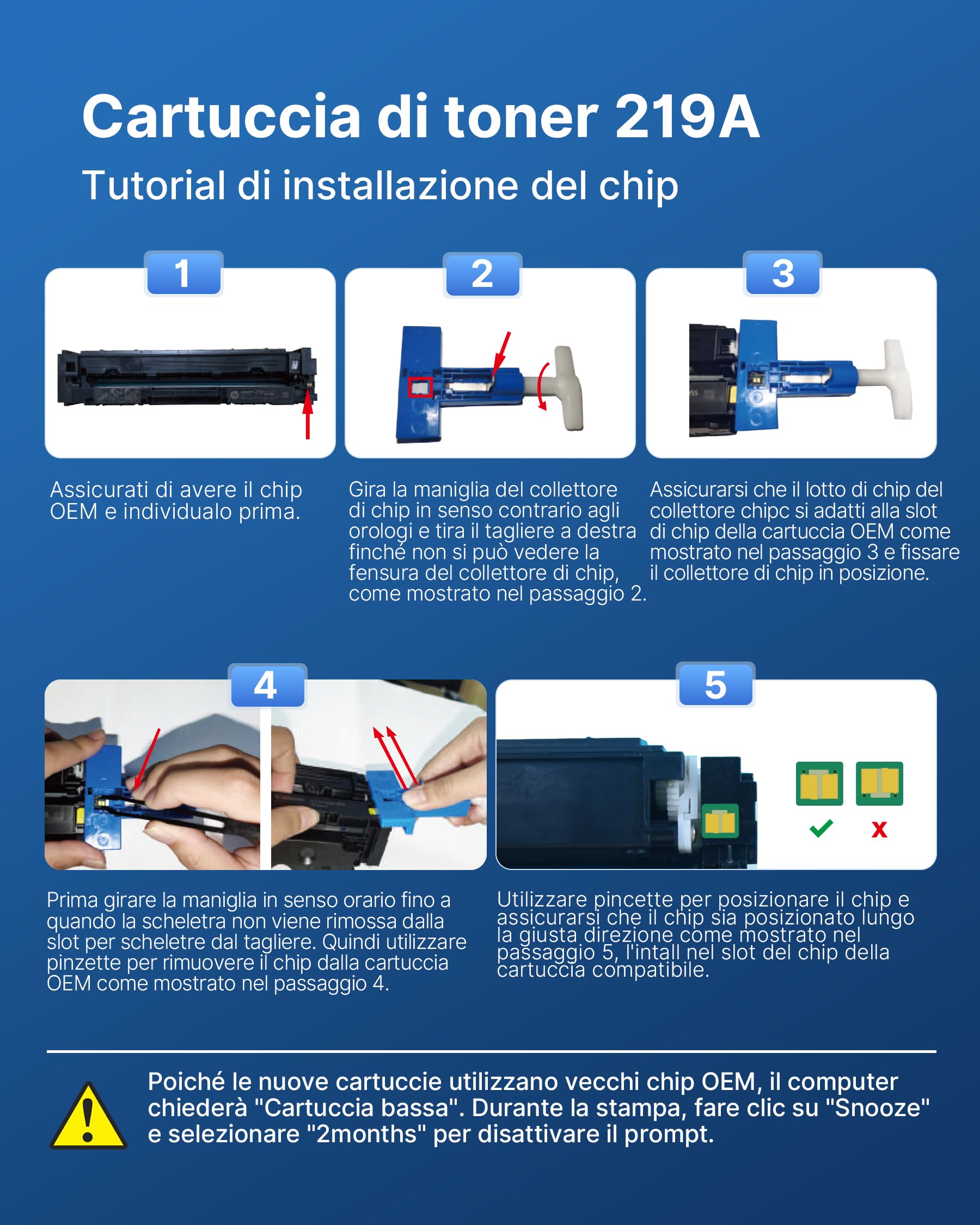 VIPGOOD 219A Cartucce toner Compatibile per HP 219X 219A Toner per HP Color Laserjet Pro MFP 3302FDWG 3302SDWG 3302FDNG 3202DW 3302FDW 3302SDW 3302FDN 3202DN (1Nero 1Ciano 1Giallo 1Magenta, 4-Pack)