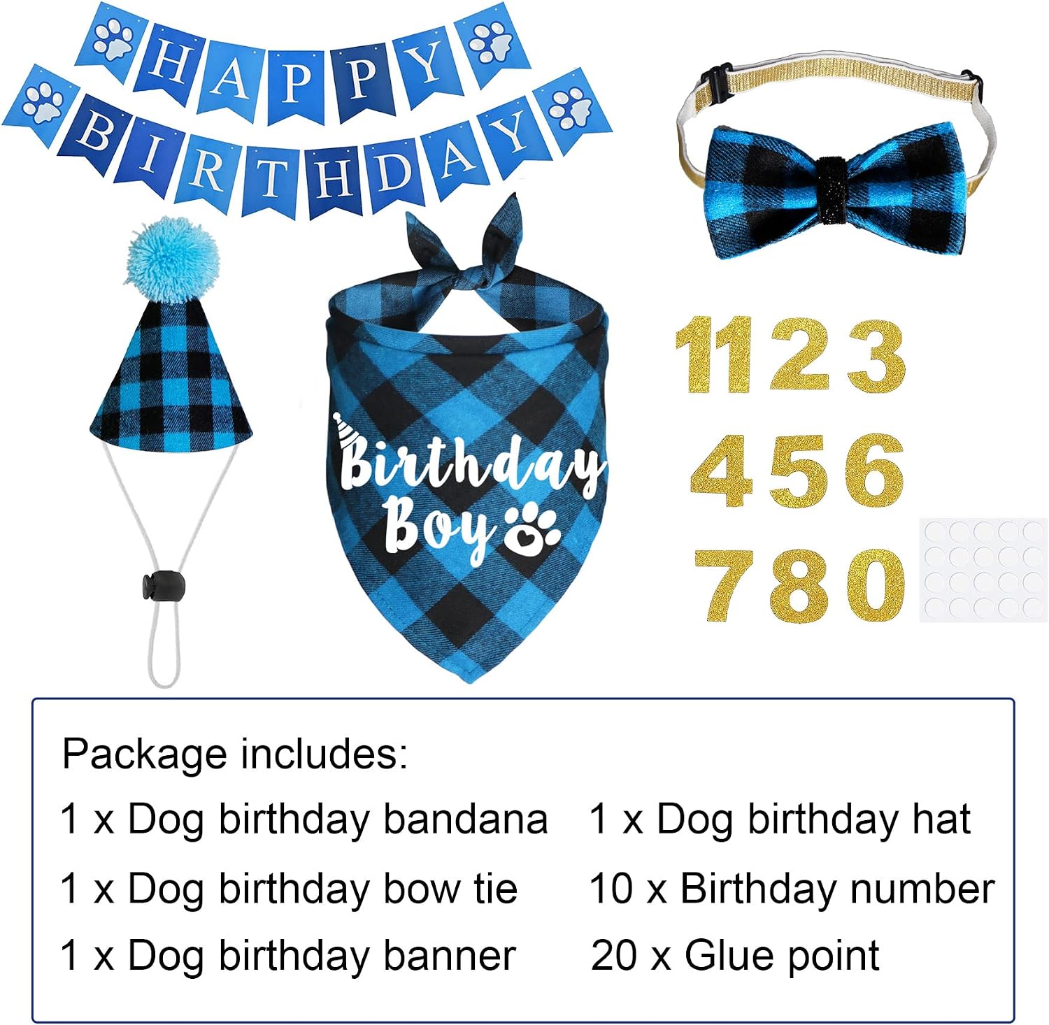JOTFA Dog Birthday Party Supplies - Image 4