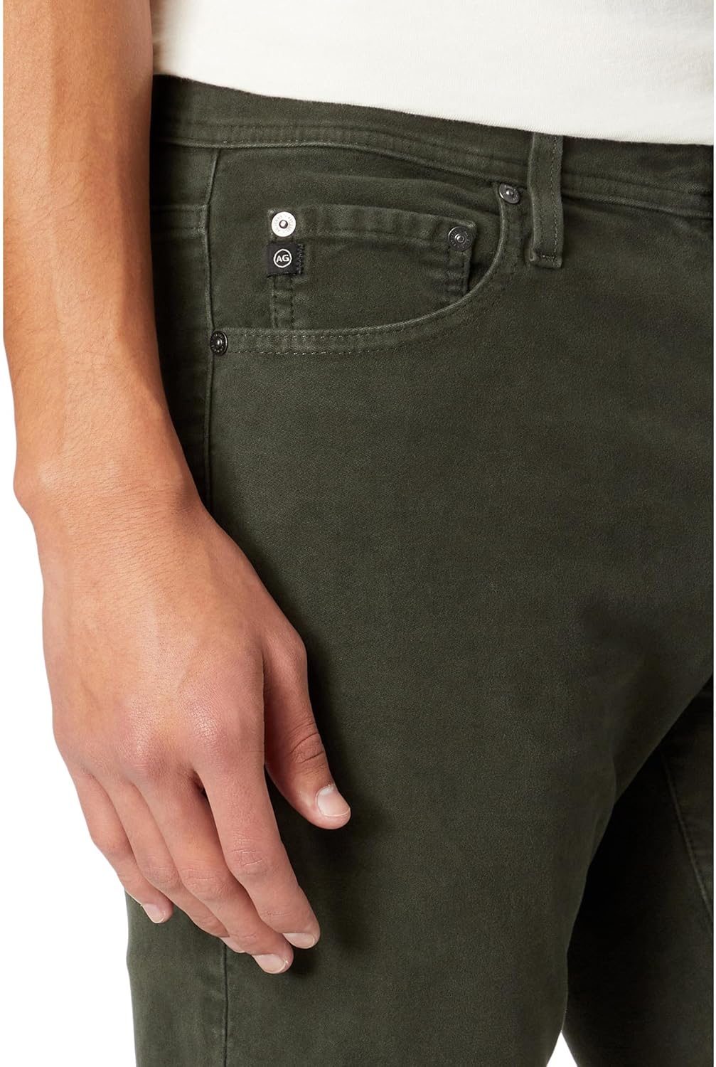 AG Adriano Goldschmied Men's Everett - Sulfur Dusky Moss, 30l34