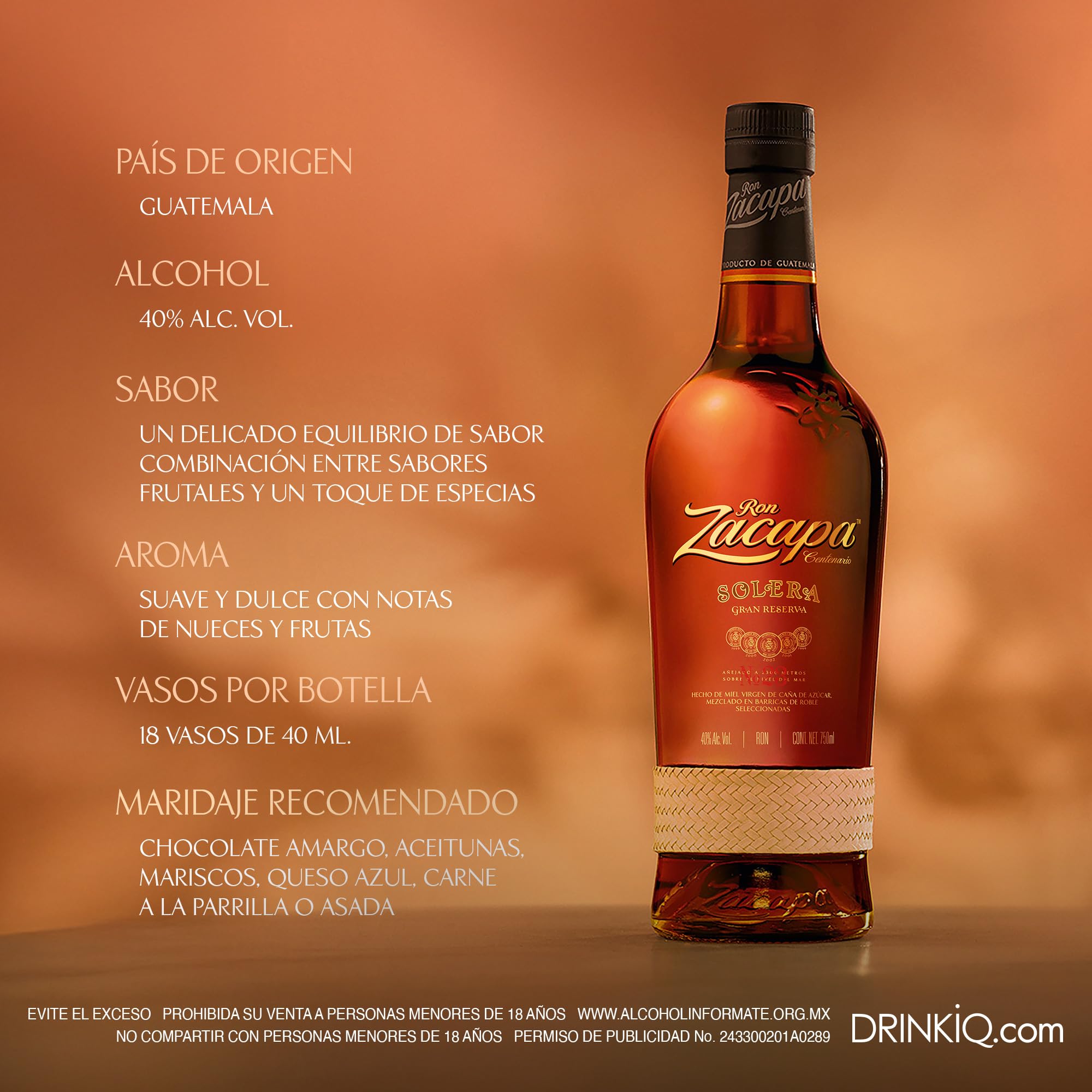 Amazon.co.jp: Ron Zacapa(ロン サカパ) センテナリオ 23 箱なし ラム