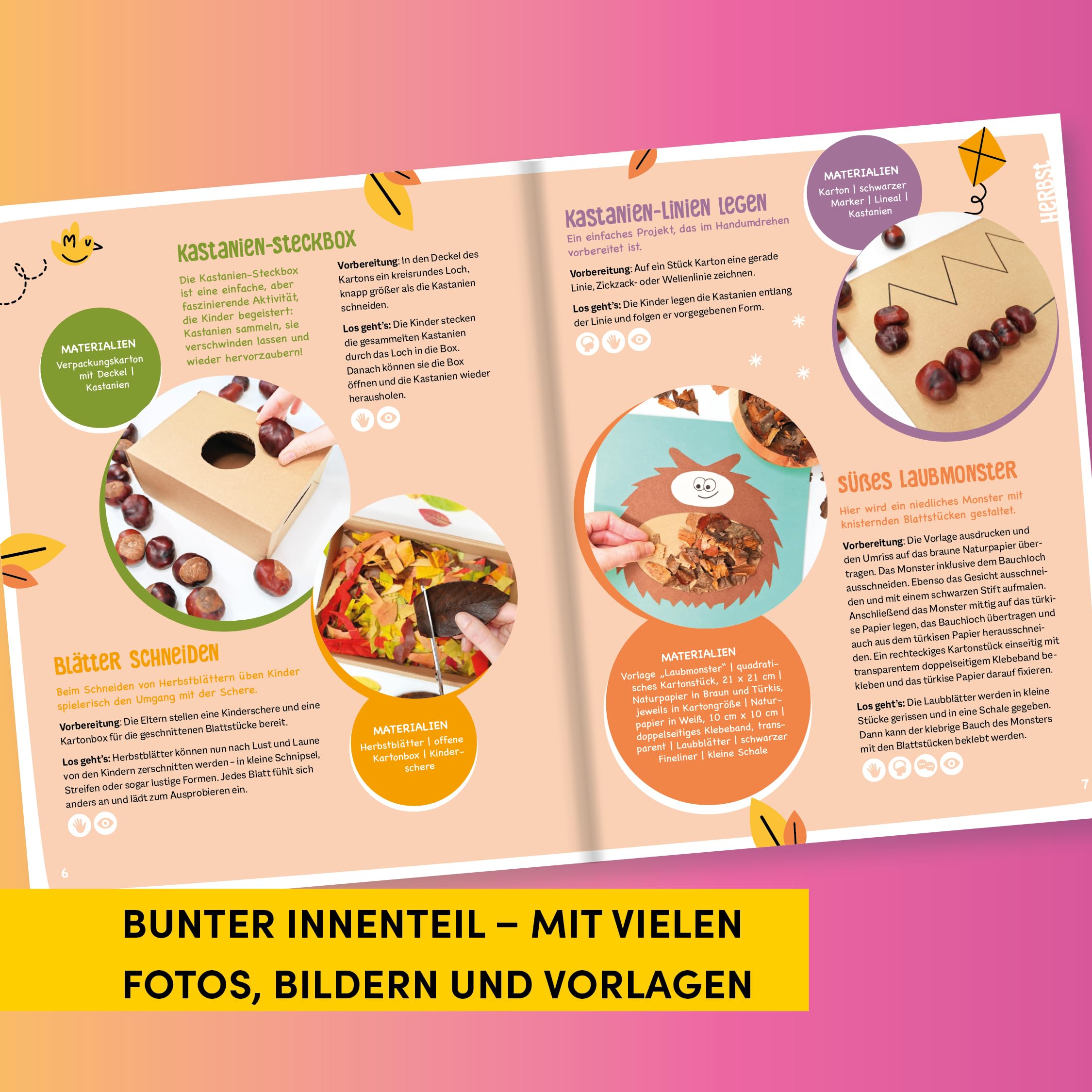 Montessori - 365 Kreativideen rund ums Jahr: Beschäftigungs-, Kreativ- und Tablettideen für jeden Tag. Mit 130 Vorlagen zum Download.