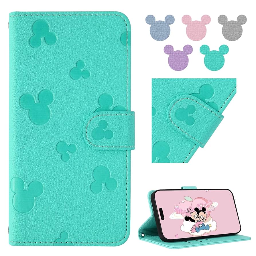 らくらくスマートフォン F-53E ネイビー　docomo ケース付き らくらくスマートフォン F-53E ケース 手帳型 カバー docomo