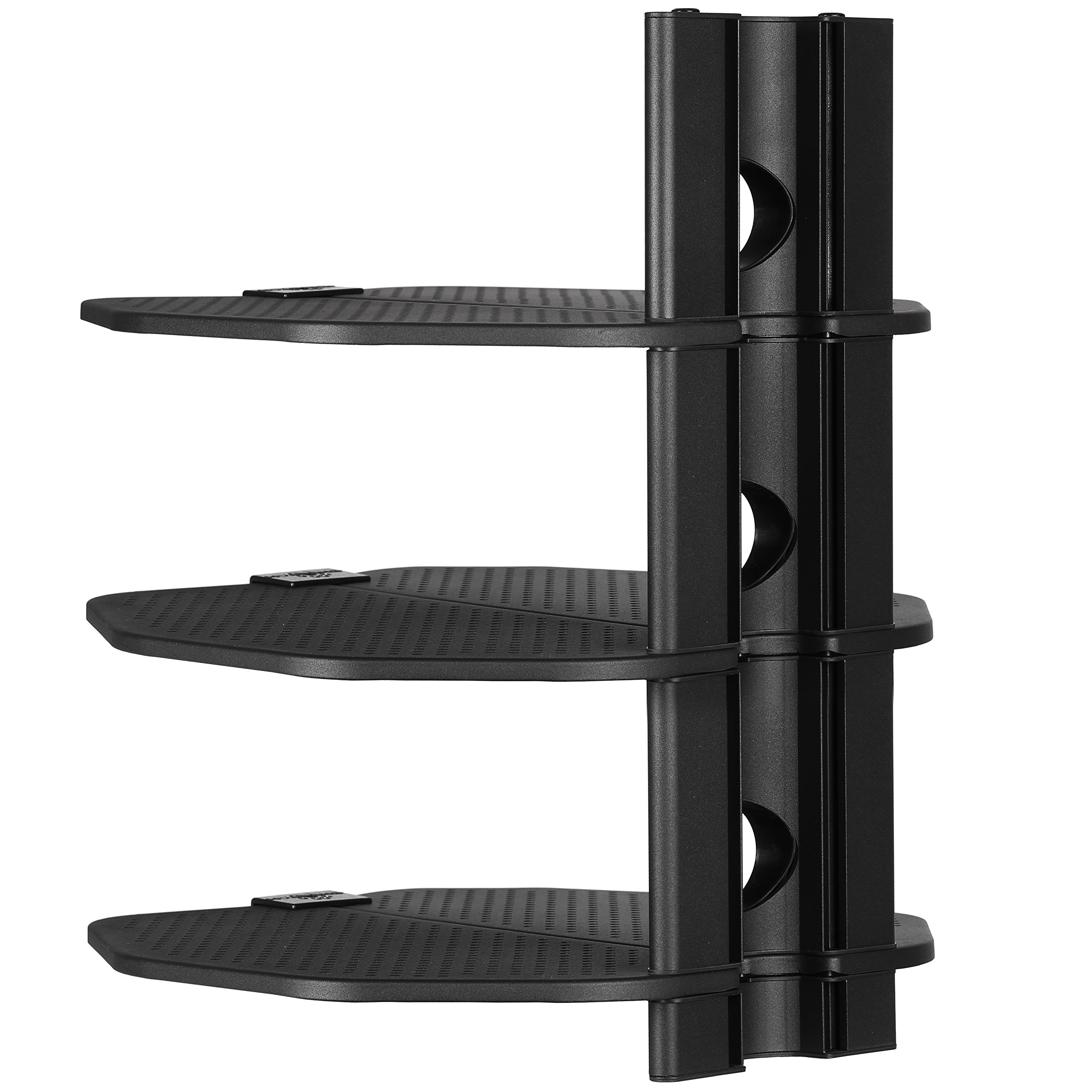 Cheetah TV Wandhalterung 3 Regalhalterung, Komponentenregale Zubehör, Unterhaltungskonsole zum Halten von Unterhaltungsgeräten, Konsolen, Kabelmanagement, inklusive 4,6 m HDMI-Kabel
