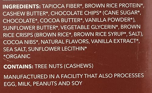 Miniatura 5 de Aloha Barras de proteína orgánica de masa de galletas con chispas de chocolate, 0.45 onzas de proteína a base de plantas, certificado orgánico USDA,