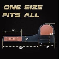 Vista 6 de Rodilleras supersuaves para el trabajo, diseño de cojín interior reemplazable, rodilleras de cuero para construcción, pisos, jardinería, limpieza