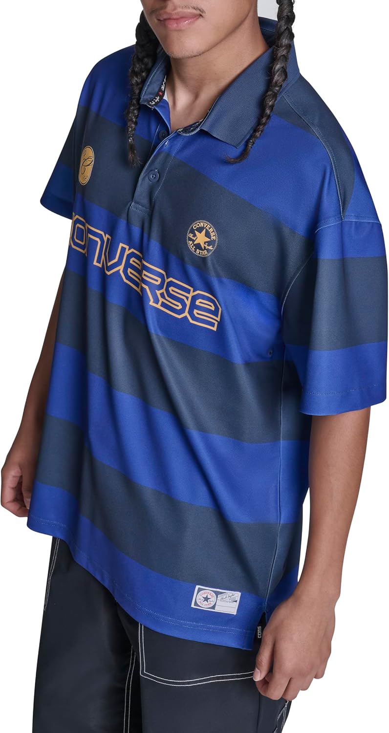 Converse Men's Retro Chuck Short Sleeve Rugby Top
