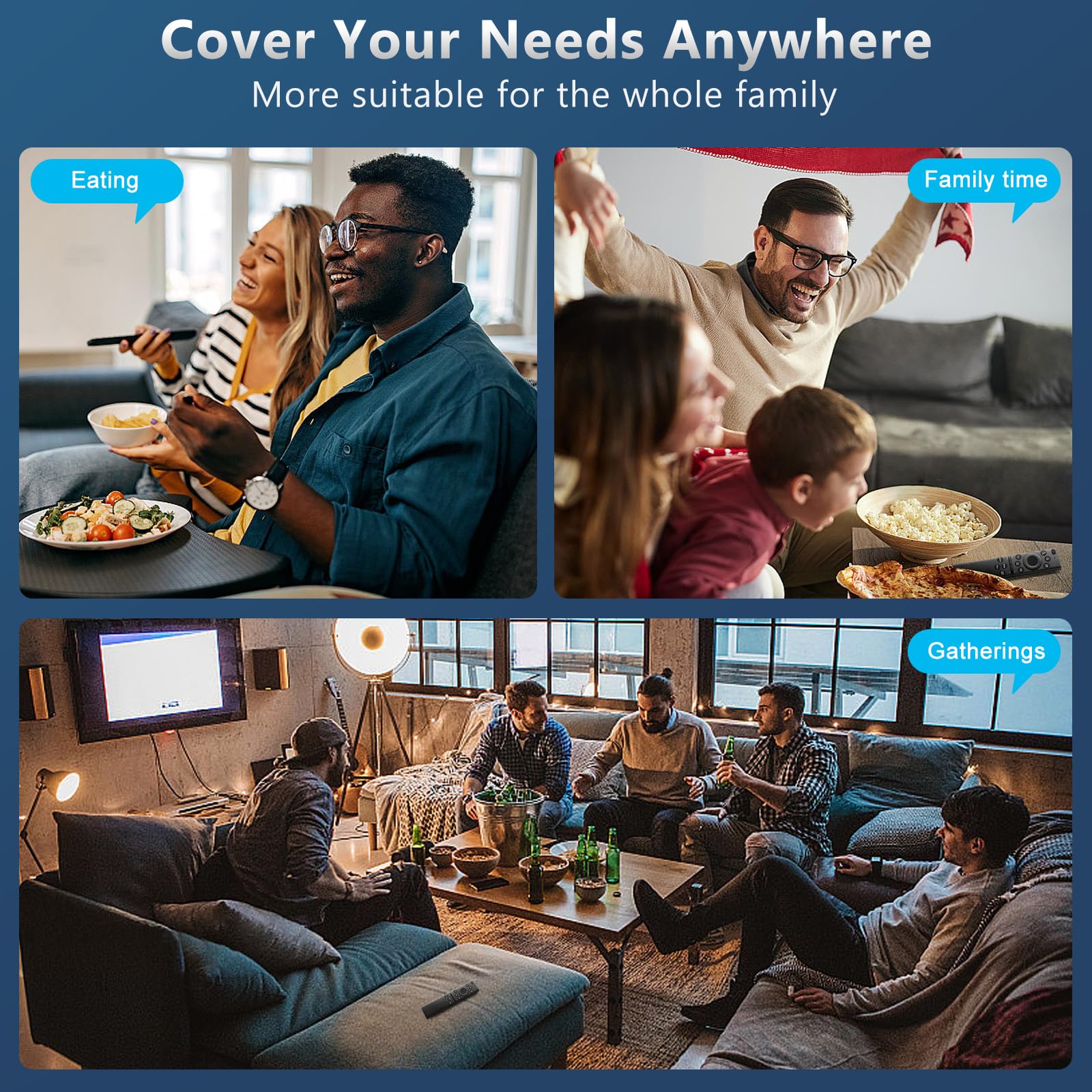 Télécommande Universelle de Remplacement pour TV Samsung - Télécommande Intelligente avec Boutons Raccourcis pour Téléviseurs Samsung