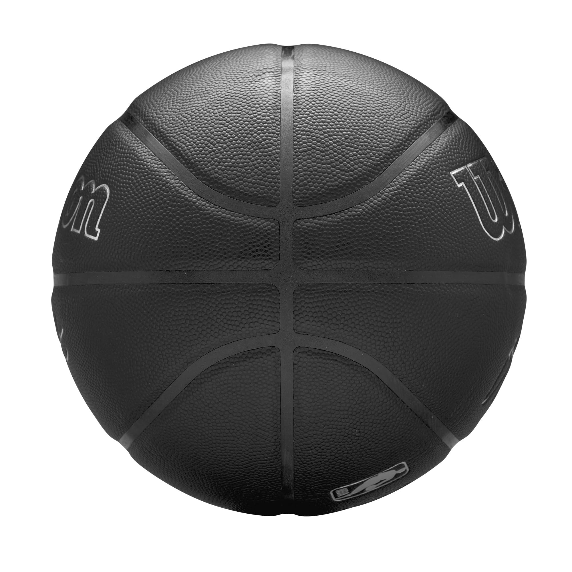 Wilson NBA Player Evergreen Basketball, Mit Pure Feel Bezug, Ideal Für Spiele Im Freien, Wetterfest, Spieler: Tatum, Farbe: Schwarz, Größe: 7