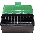 MTM 50 Round Flip-Top Rifle Ammo Box WSSM, 500 S&W (Clear Green/Black), 2.46-Inch