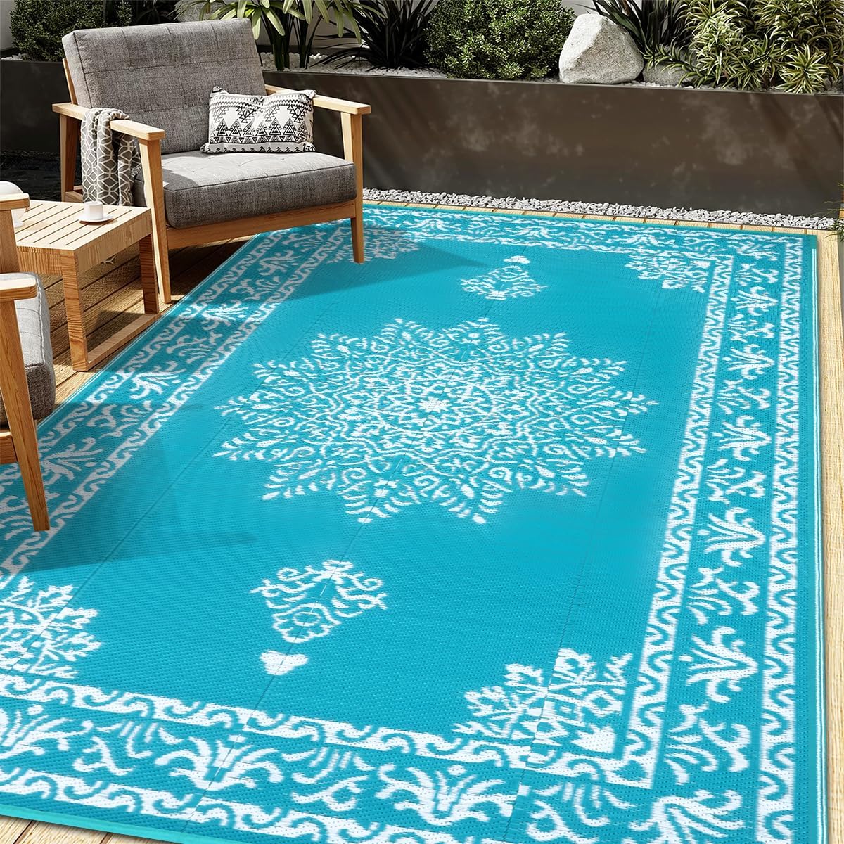 Outdoor Patio Rug Waterproof Camping Outdoor Rugs Carpet