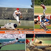 Vista 6 de COOLOMG Pantalones cortos deslizantes de béisbol para hombre con copa atlética acolchada deslizante cortos para béisbol, softbol, fútbol, lacrosse