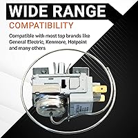 Vista 2 de BlueStars Ultra Durable WR9X499 Refrigerator Temperature Control Thermostat Replacement – Compatible with G.E & Hotpoint Refrigerators - Replaces