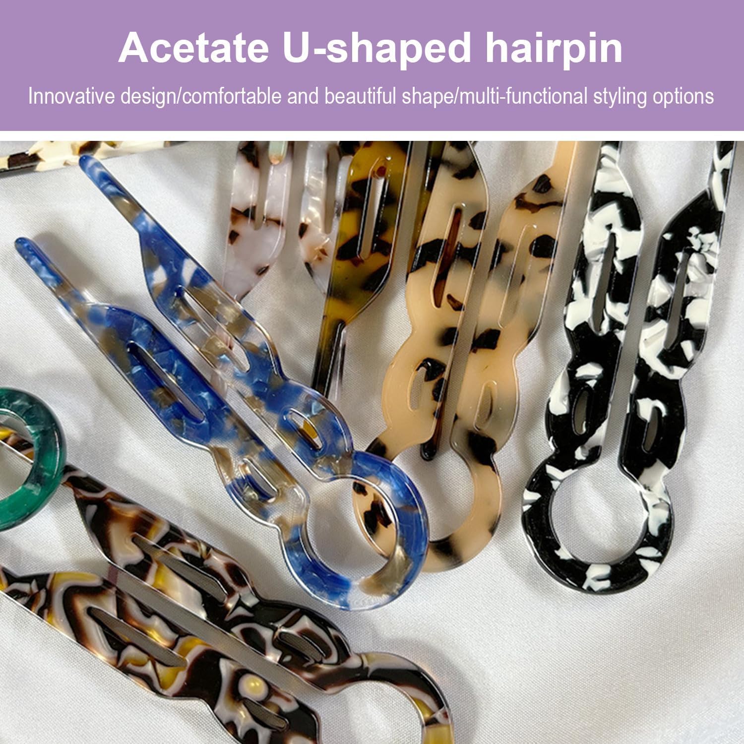 Lialys ヘアピン &ndash; 2025 女性用エレガントなヘアクリップセット、すべての髪タイプに適した、軽量で万能なスタイリングアクセ