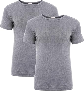 Heatwave  Pack of 2 Men's Thermal T Shirt, Warm Underwear Baselayer, S M L XL XXL Thermals