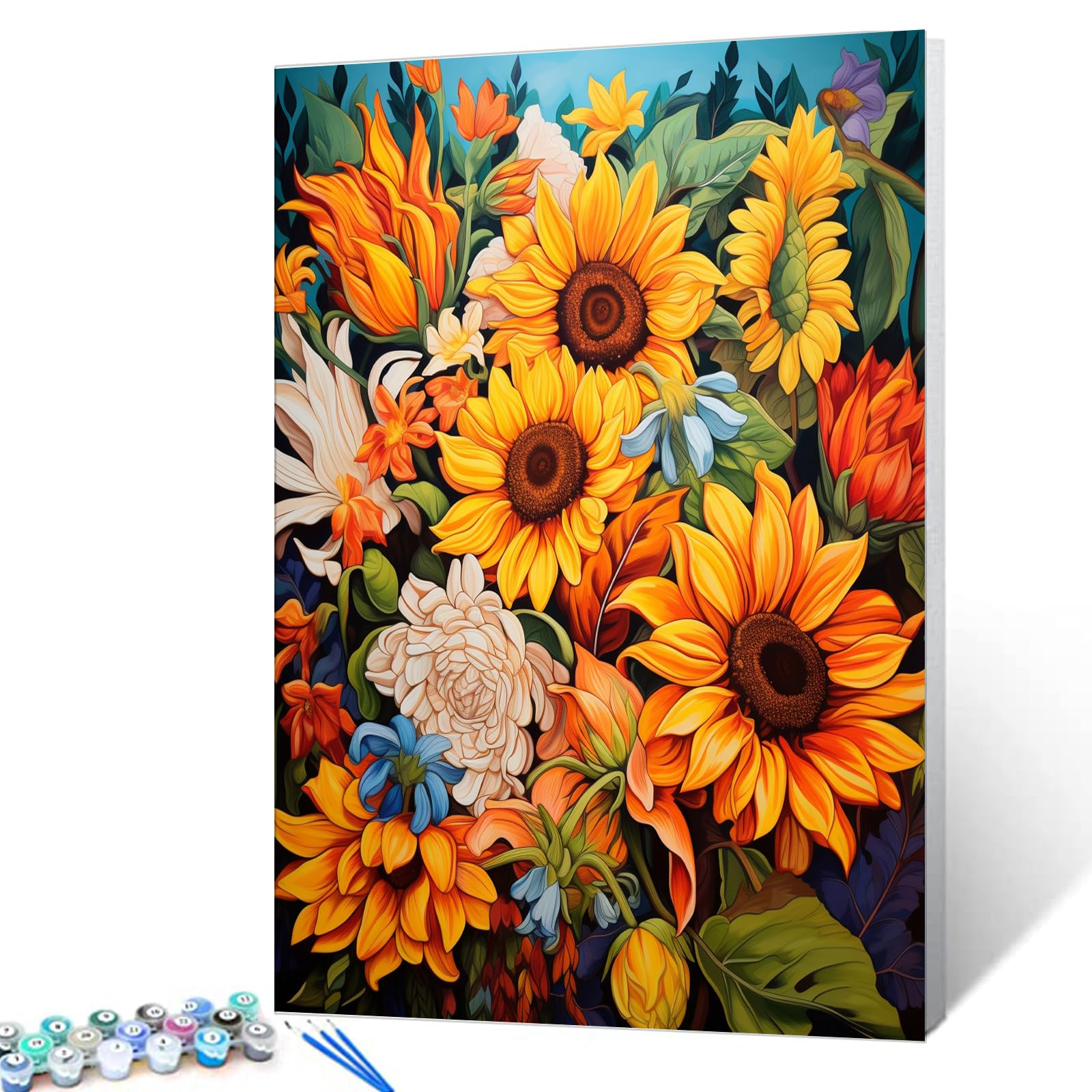 Amazon.com: Garden Flowers Paint by Numbers for Adults and