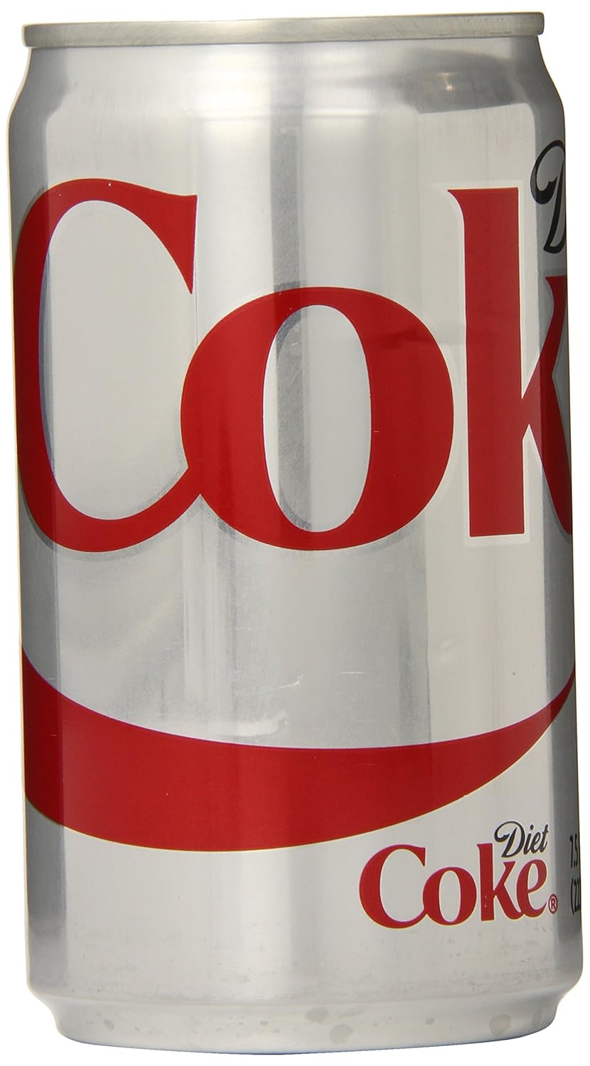 Diet Coke Mini-Cans, 7.5 fl oz (Pack of 24)
