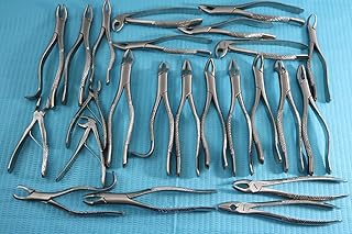 New German Stainless Steel Set of 11 Each EXTRACTING Forceps Extraction Dental Instruments