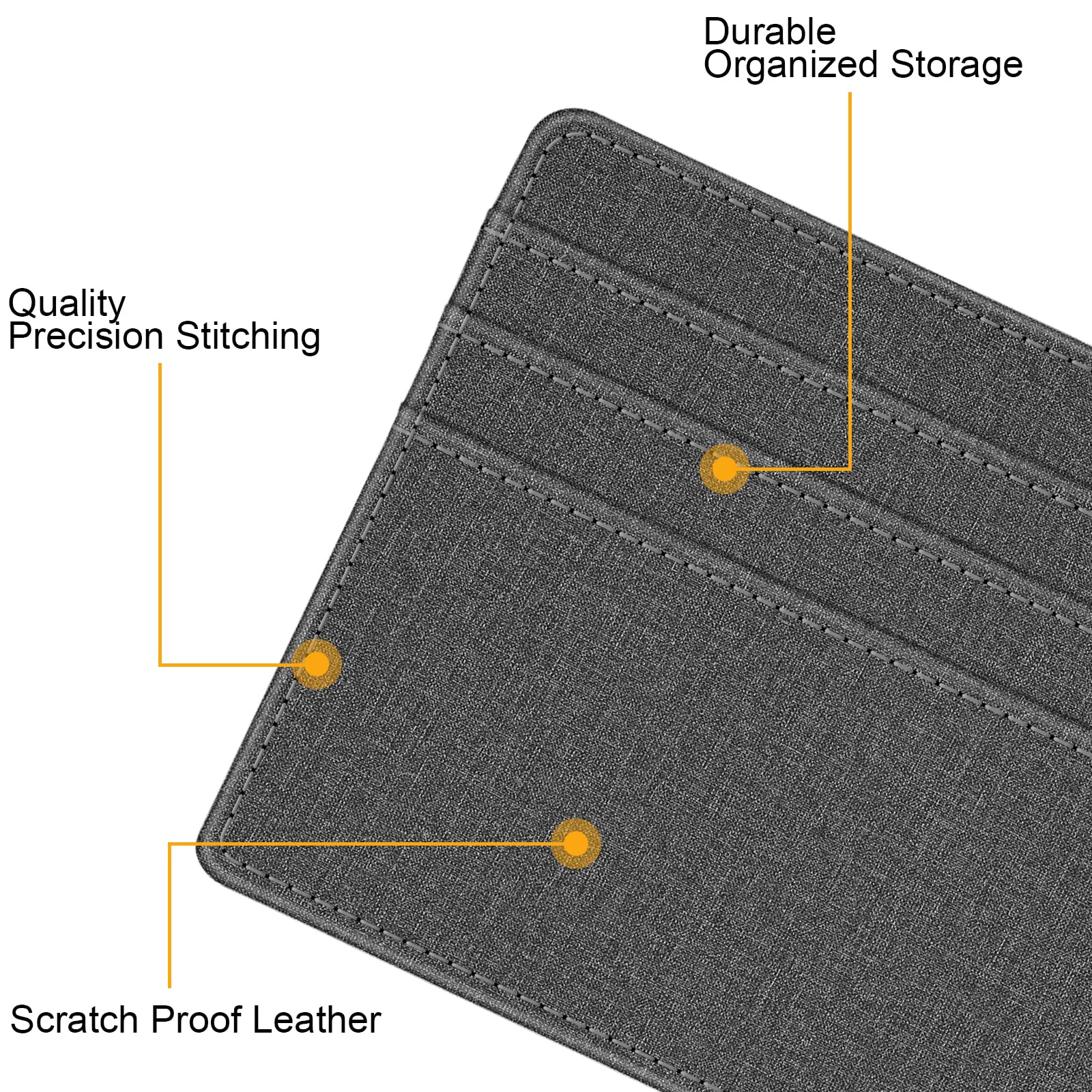 Fintie Slim RFID Blocking Wallet – Front Pocket Card Holder For Men & Women, Lightweight With ID Window