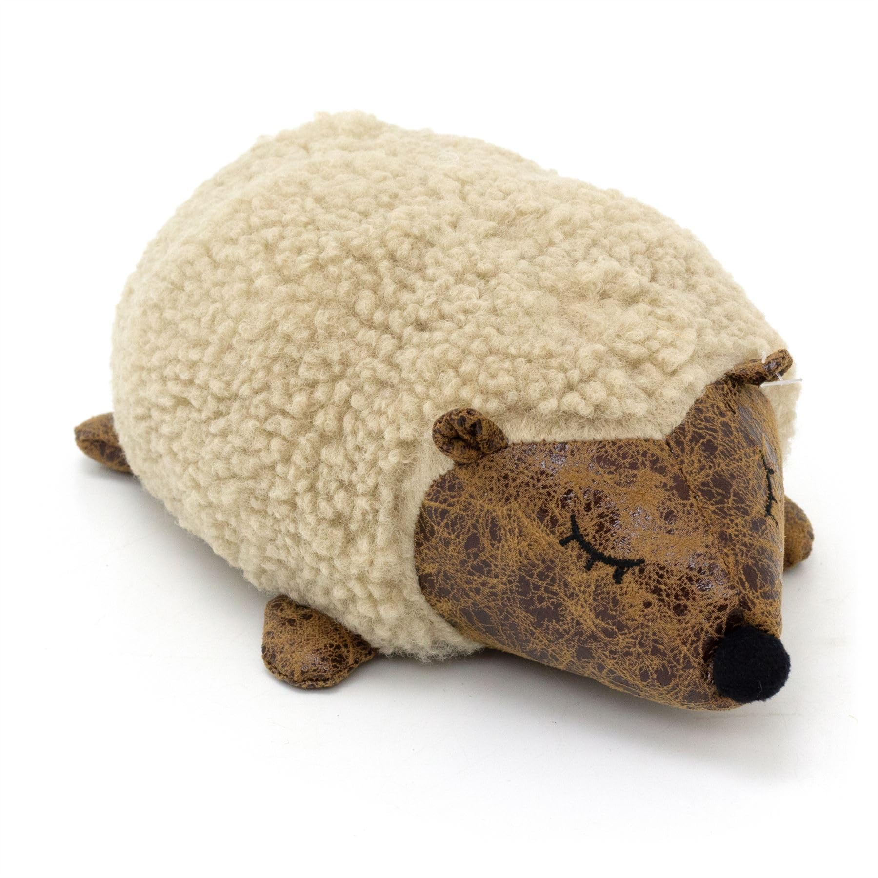 Ash Hedgehog Doorstop | Fabric Hedge Hog Door Stopper | Novelty Animal Door Stop for Kids Rooms & Cosy Spaces 1.5kg - 25cm
