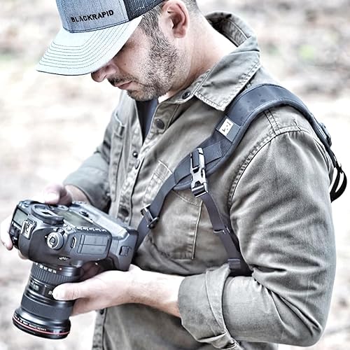 Miniatura 7 de BLACKRAPID Sport Breathe - Correa para cámara con diseño diestro, para cámaras DSLR, SLR y sin espejo
