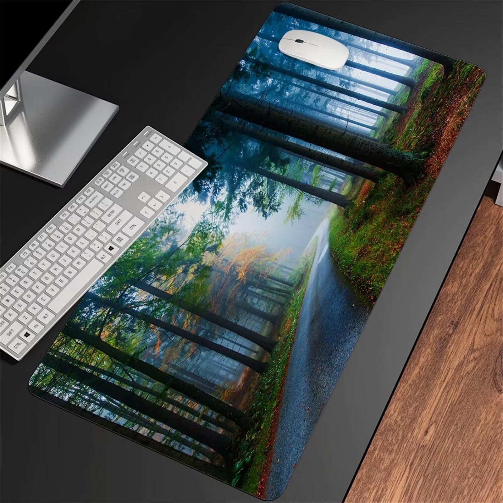 Tapis de Souris Gamer XXL Étanche Antidérapant Résistant à l'Usure pour Gamers Ordinateur Ultra Mince Lavable 900x400x2m