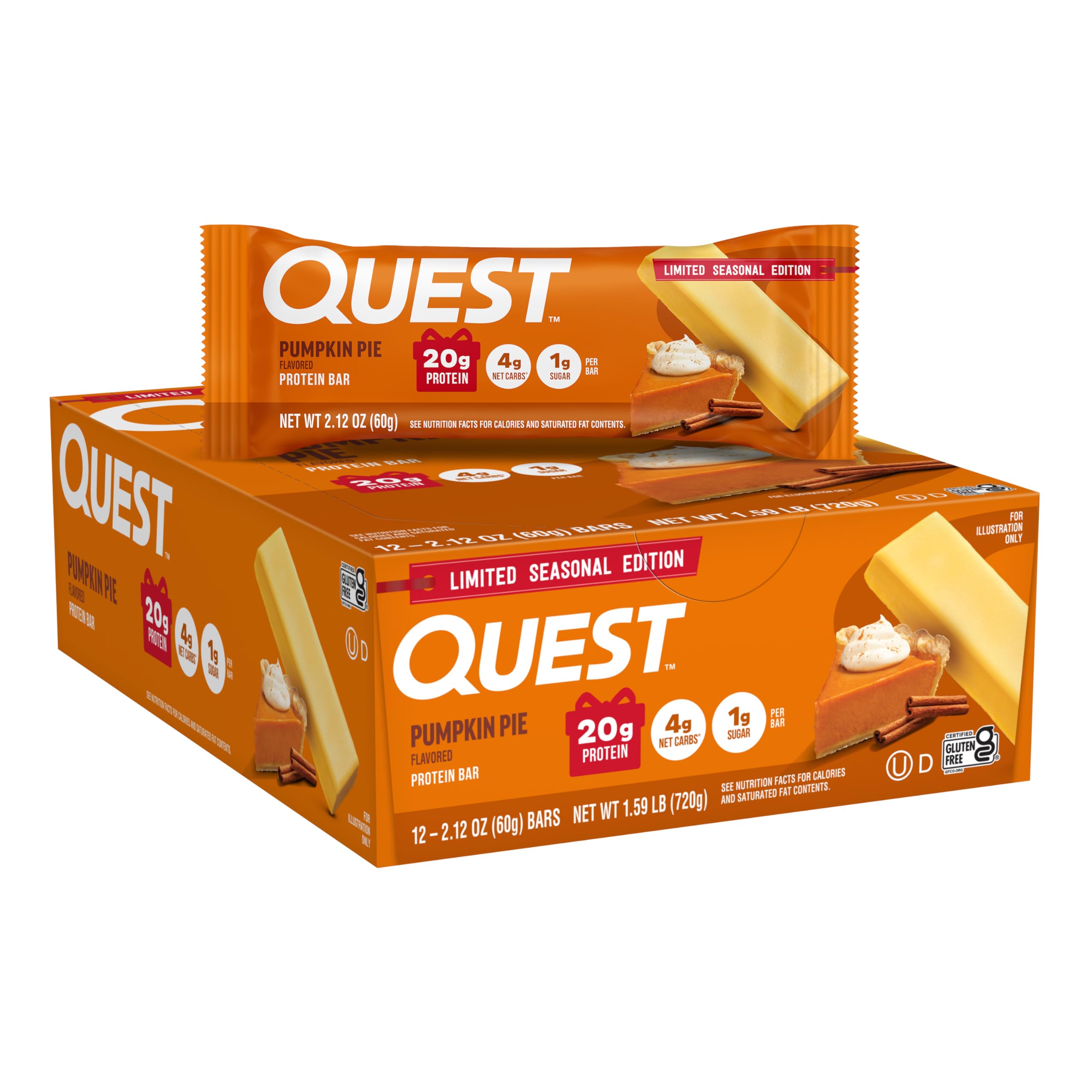 Quest Nutrition Crispy Protein Bar, Chocolate Peanut Butter, 12 Count — Amazon image 11
