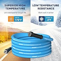 Vista 6 de Kohree: Manguera de agua para caravana de 25 pies con bolsa de almacenamiento, manguera de 5/8 pulgadas de excelente calidad para agua potable sin