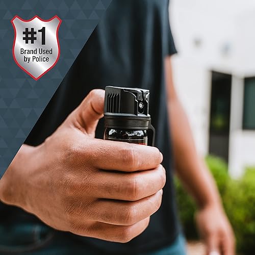 Miniatura 4 de SABRE Crossfire - Gel de pimienta, se despliega en cualquier ángulo, maximiza la adquisición de objetivos contra múltiples amenazas, clip para