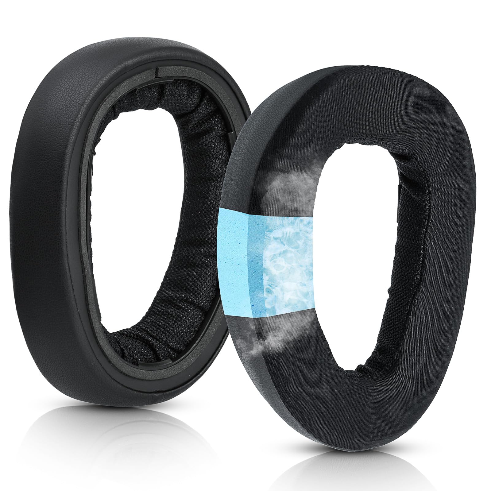 GSP 670/GSP 500/GSP 600 Replacement Ear Pads, GSA 601 Earpads Replacement Parts Accessories Compatible with Sennheiser GSP 670/GSP 600/GSP 500/GSA 601/GSP 550 Gaming Headset (cooling gel)