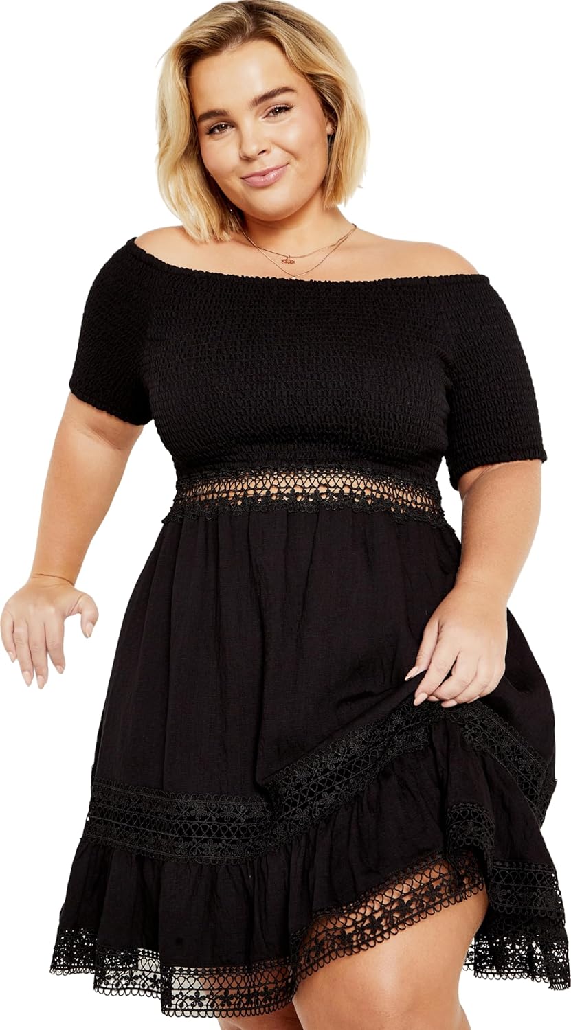 City Chic Women's Plus Size Dress - Aura