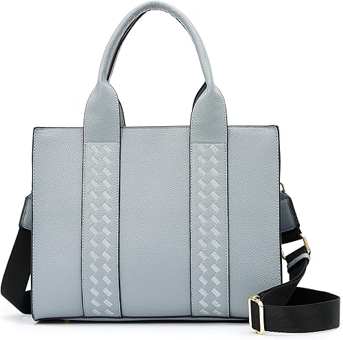 ToLFE Bolsas de mano para mujer, bolso de mano con asa superior, bolsos y bolsos de mano de piel sintética