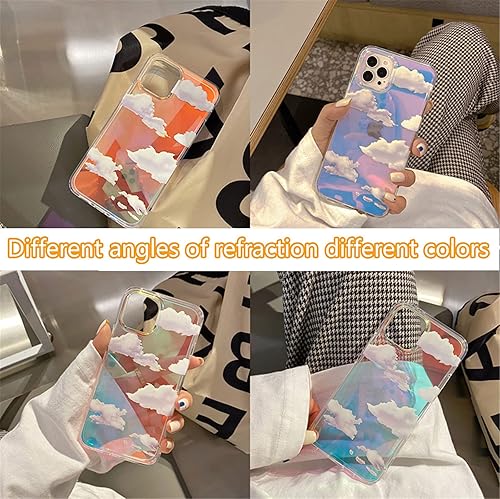 Miniatura 2 de I-MGAE-IN-AR Bonita funda de cristal transparente diseñada para iPhone 13 Pro de 6.1 pulgadas, lanzada en 2021, funda protectora a prueba de golpes,