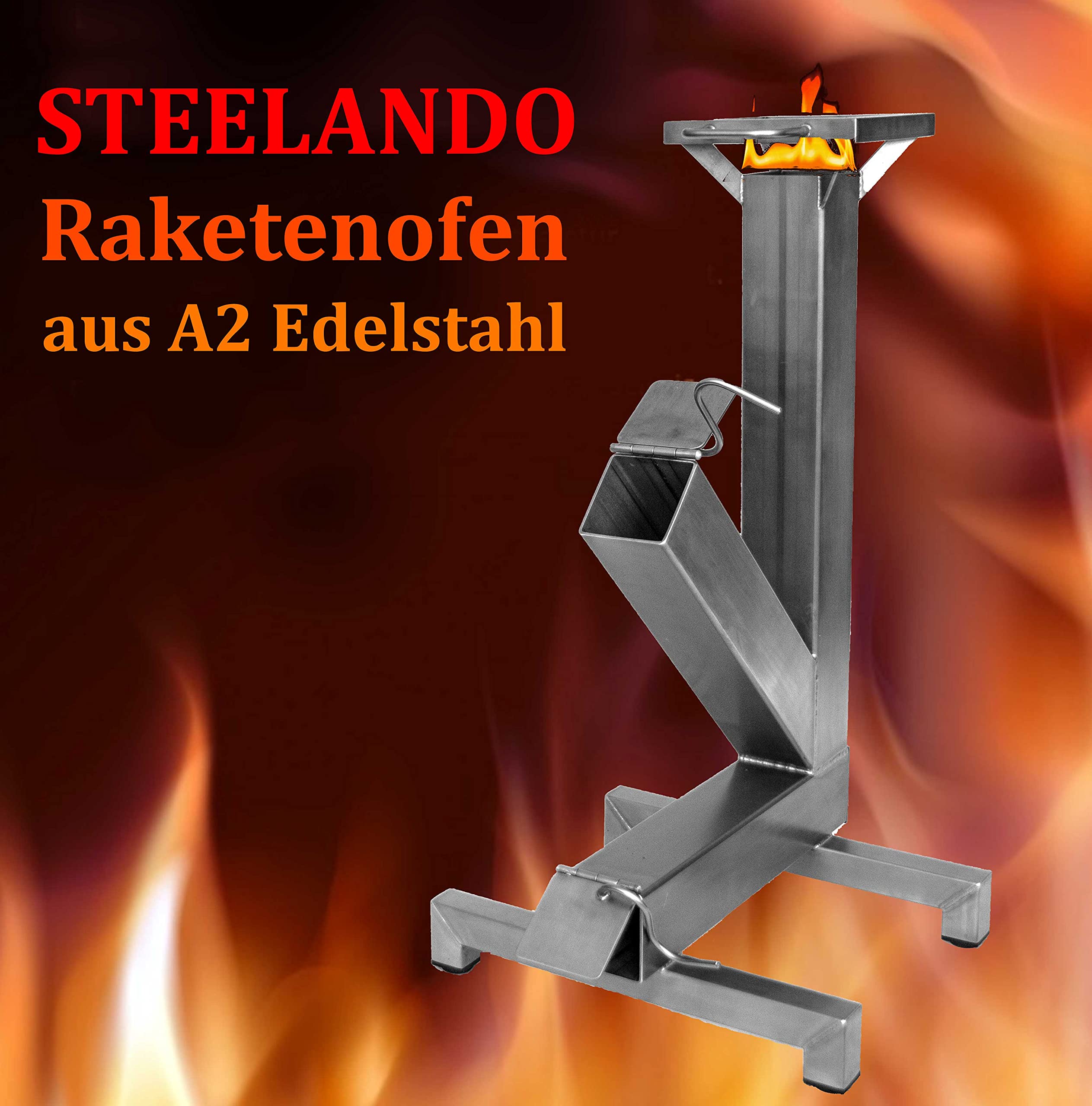 Camerons rookoven klein 28,5 x 17,5 cm rvs met 2 bakjes rookmot | Oldenhof