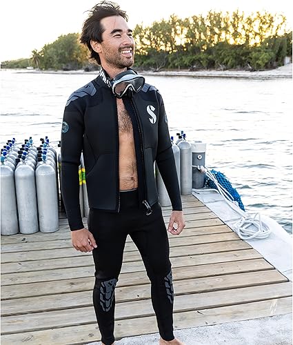 Miniatura 8 de SCUBAPRO Everflex Yulex Dive - Camiseta de manga larga para hombre, 0.118 pulgadas, 2XL